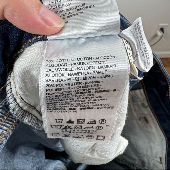 Levi’s Women’s 712 Slim Jeans Size 28 - Picture 5 of 5